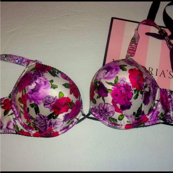 Victoria's Secret Other - 32D Victoria’s Secret Bombshell embellished Straps Plunge Bra